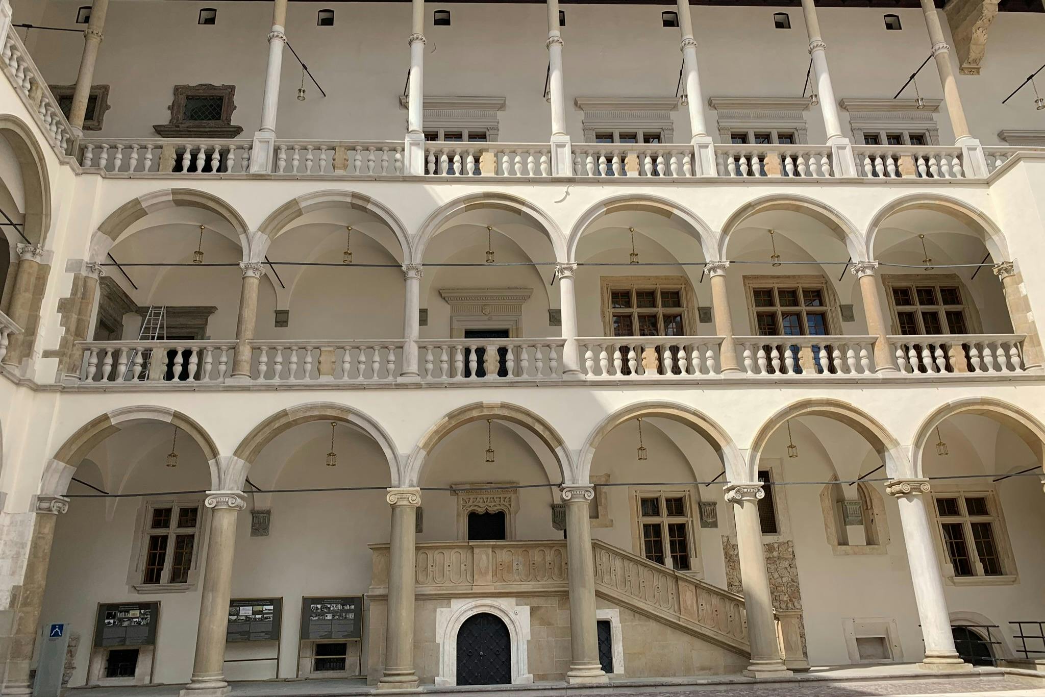 Wawel Castle - arcaded courtyard