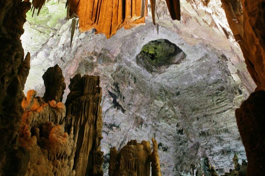 View of the Castellana cave