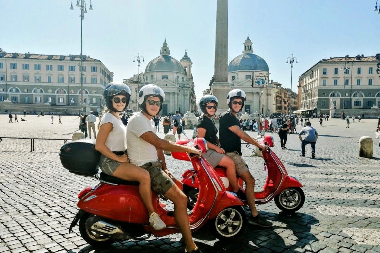 Passeios de scooter em Roma