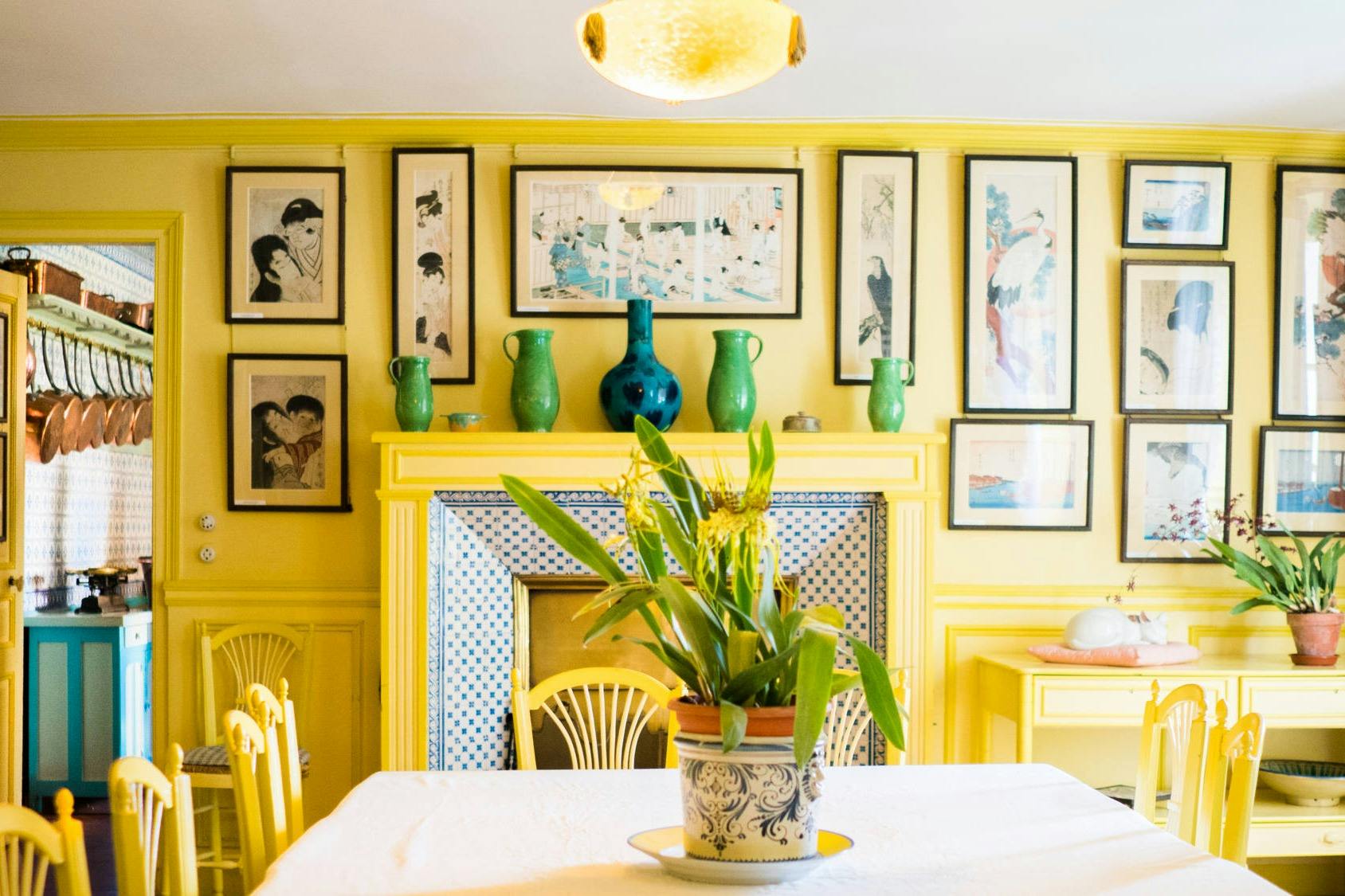 Inside Monet's house