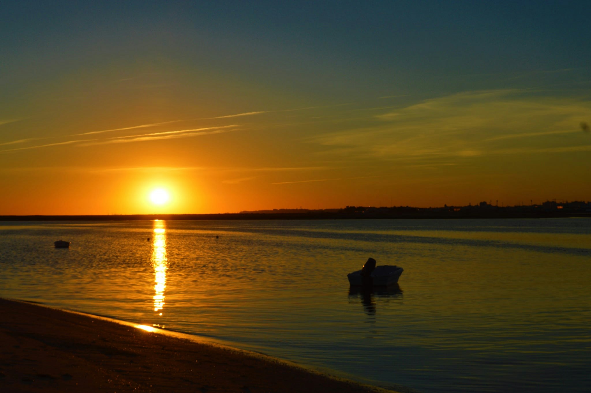 Ria Formosa & Islands: Sunset Tour from Olhão